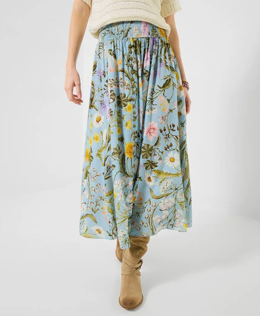 Spring meadow floral skirt