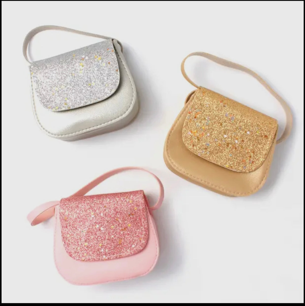Children’s Glitter and Stars Saddle Bag