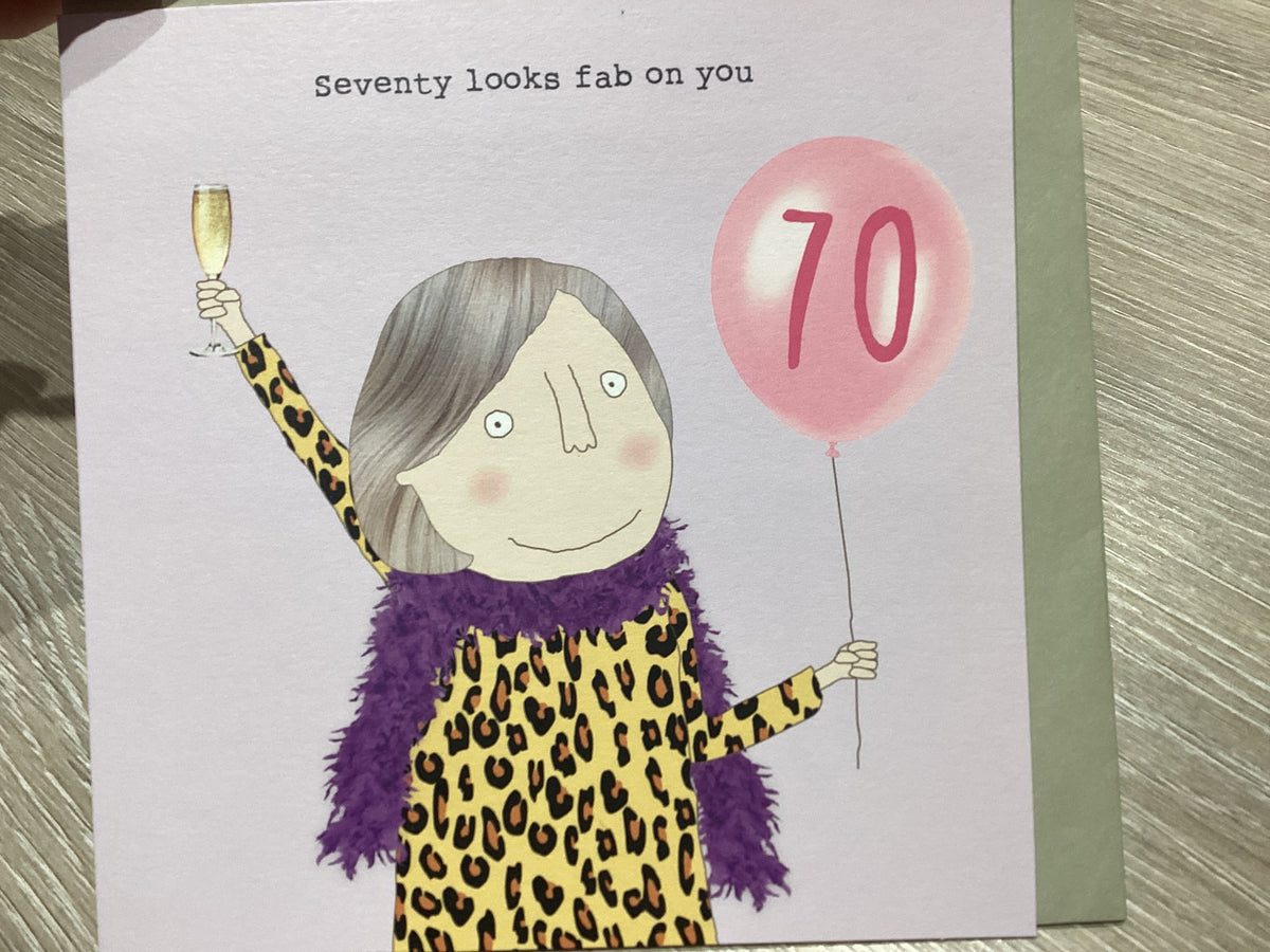 Seventy looks fab on you card