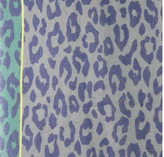 Green & Grey Animal Print Scard