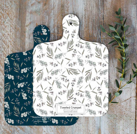 Toasted Crumpet Eucalyptus Mini Double-Sided Chopping Board
