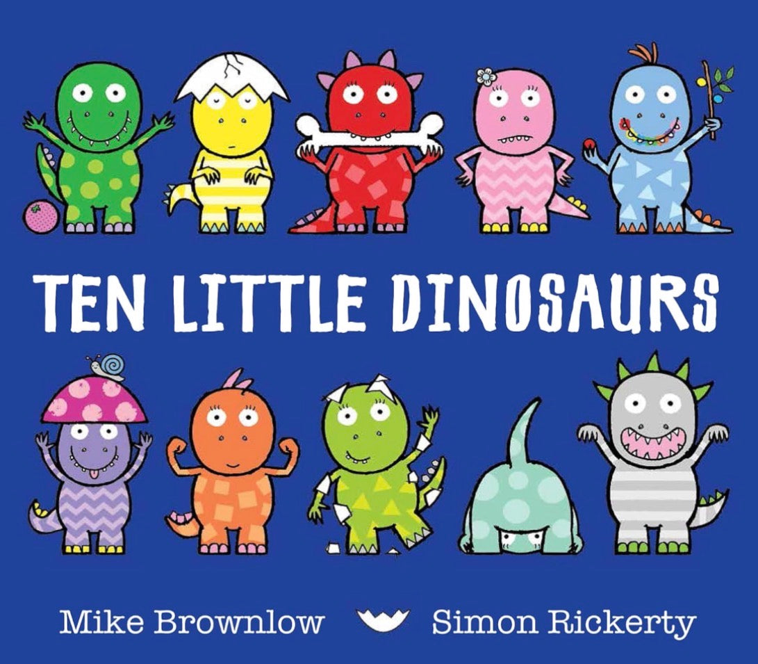 Ten Little Dinosaurs Children’s Board Book
