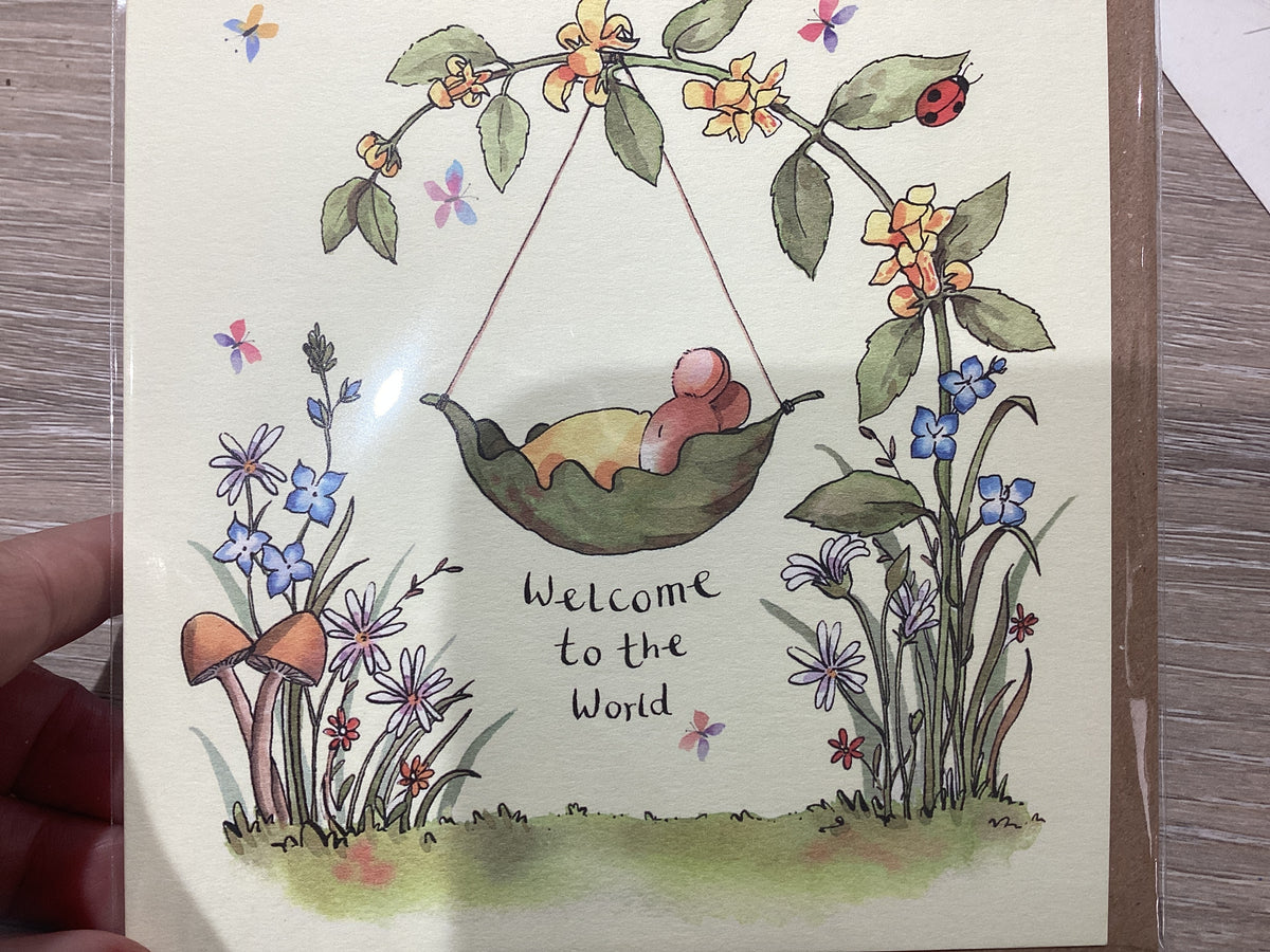 Welcome to the World - New Baby Card