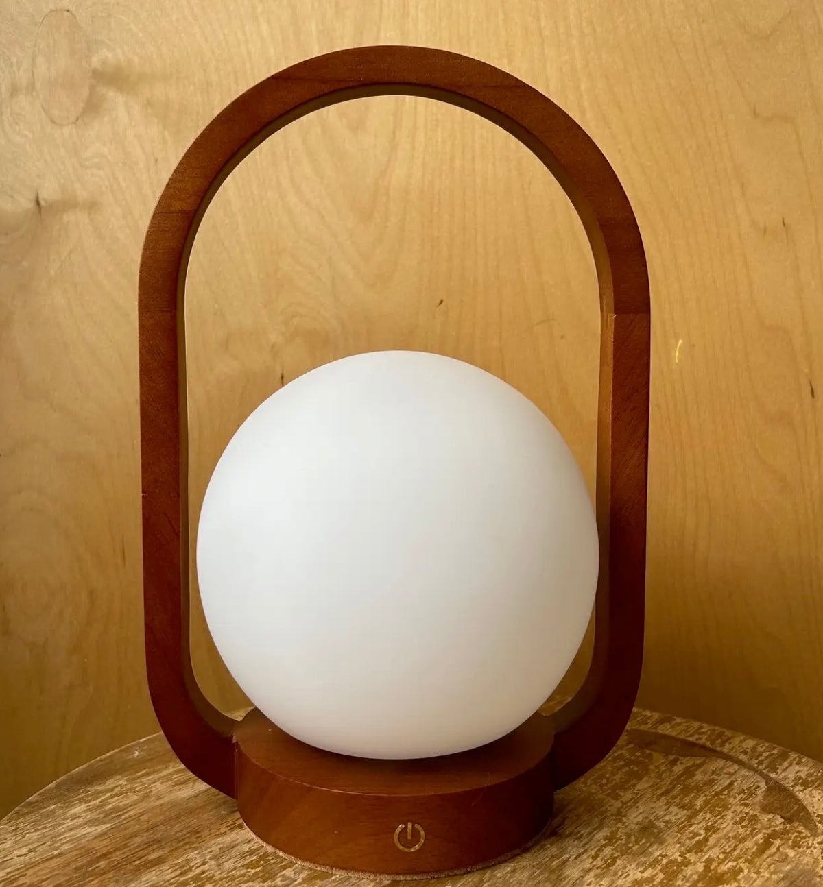 Teak Rechargeable Lantern