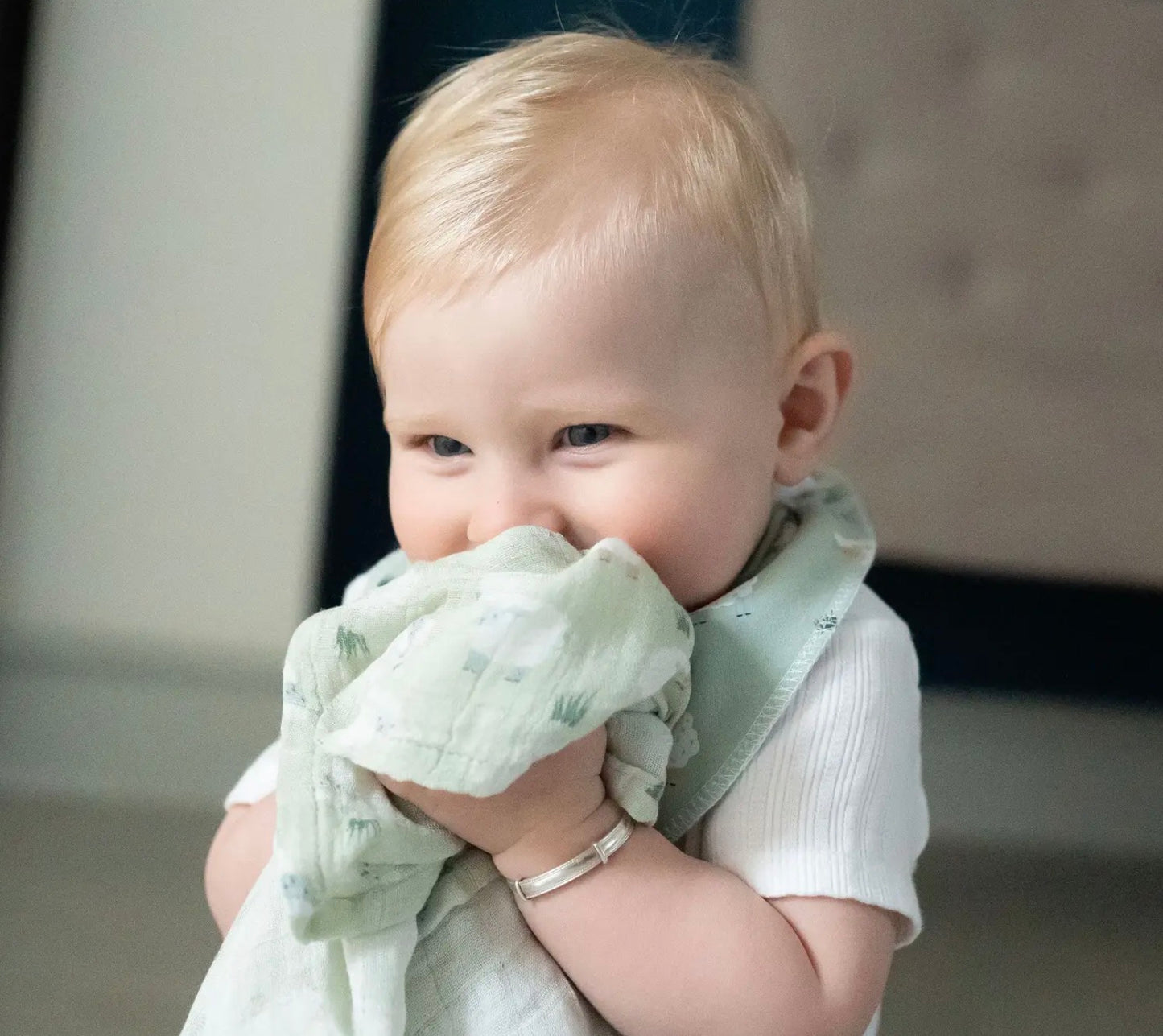 Baby Muslin Square- Pack of 3 Farm design