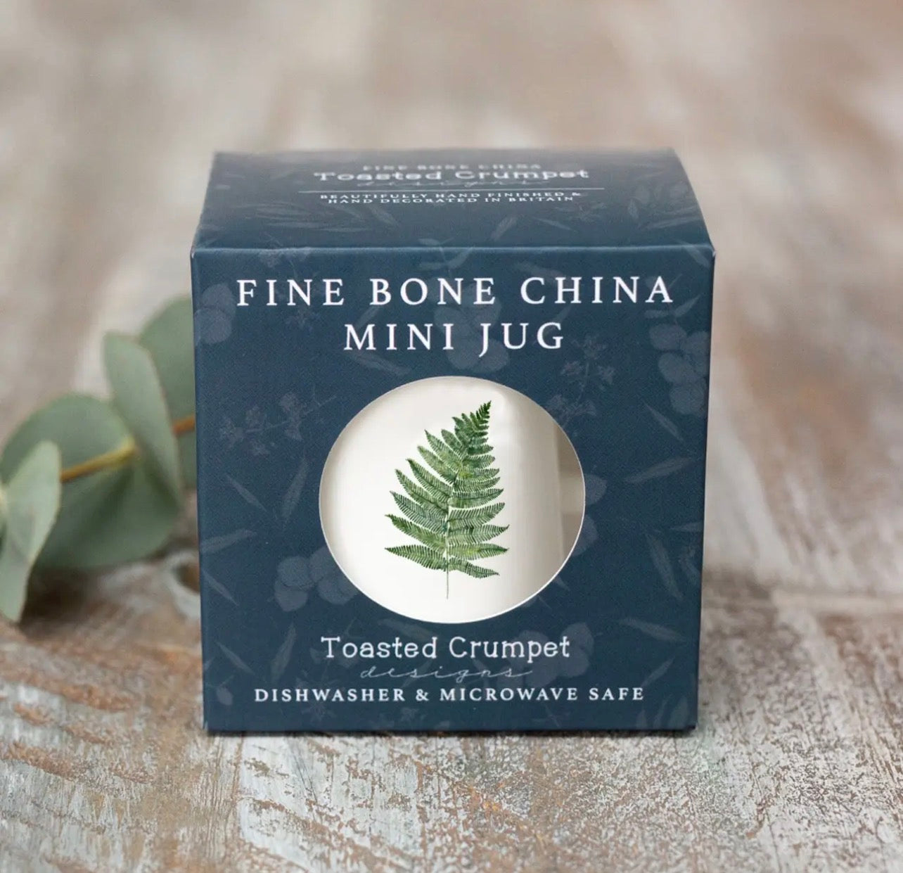 Toasted Crumpet Woodland Fern Fine Bone China Mini Jug