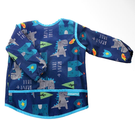 Coverall Feeding Bib - Animal Kingdom