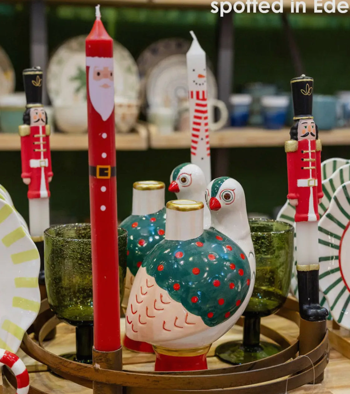 Ceramic Bird Candle Holder