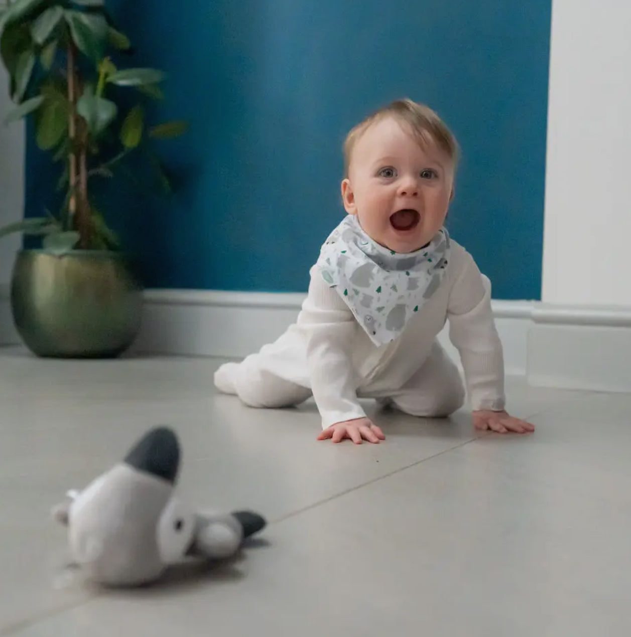 Winter Animals Bib