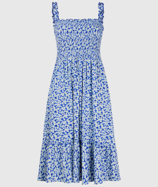 Blue Ditsy Dream Sun Dress