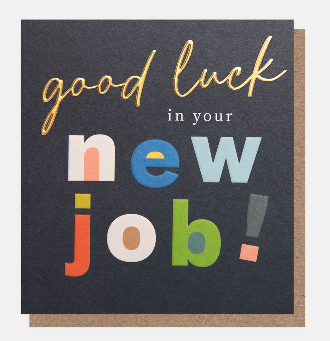 New Job Card- Good Luck