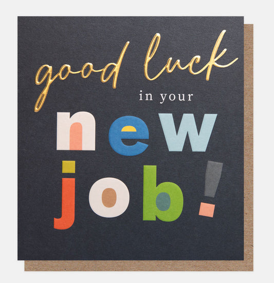 New Job Card- Good Luck