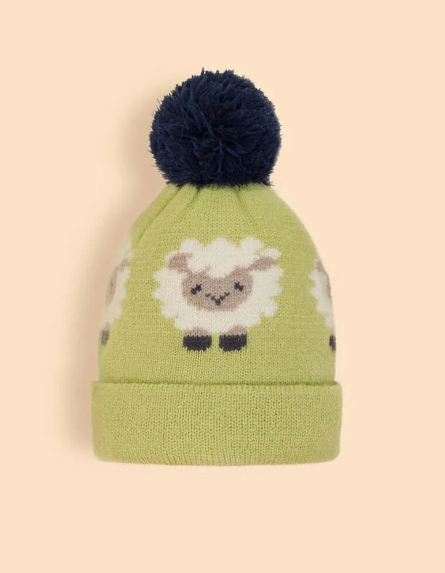 Powder - Childrens Sheep Bobble Hat