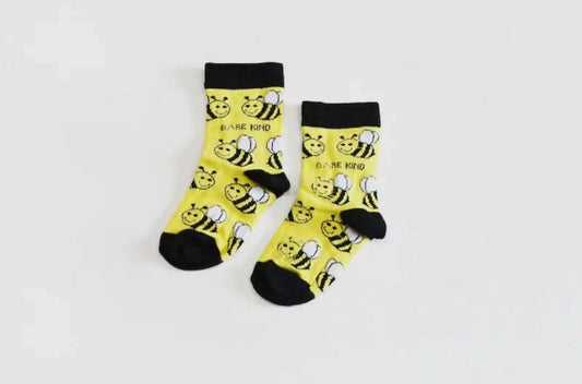 Bare Kind- Bee Childrens Socks size 6-9